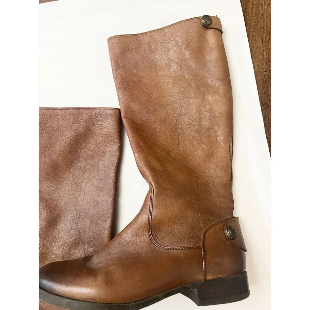 ARTURO CHIANG Brown Ombre Fierce Riding Boots 8.5 Tall